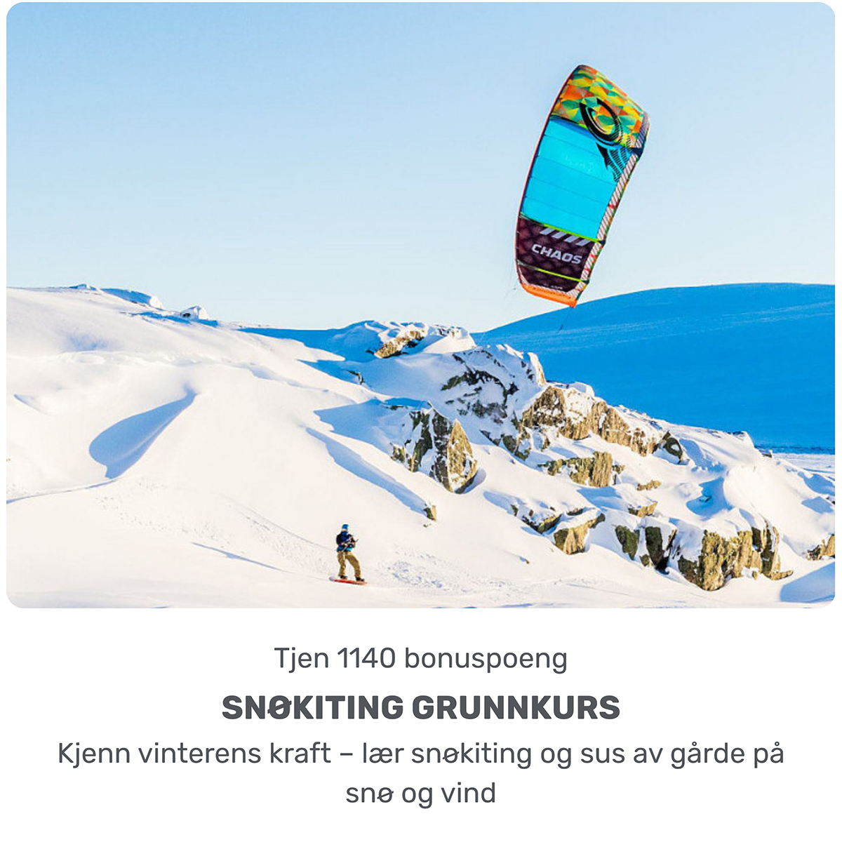 Snøkiting grunnkurs